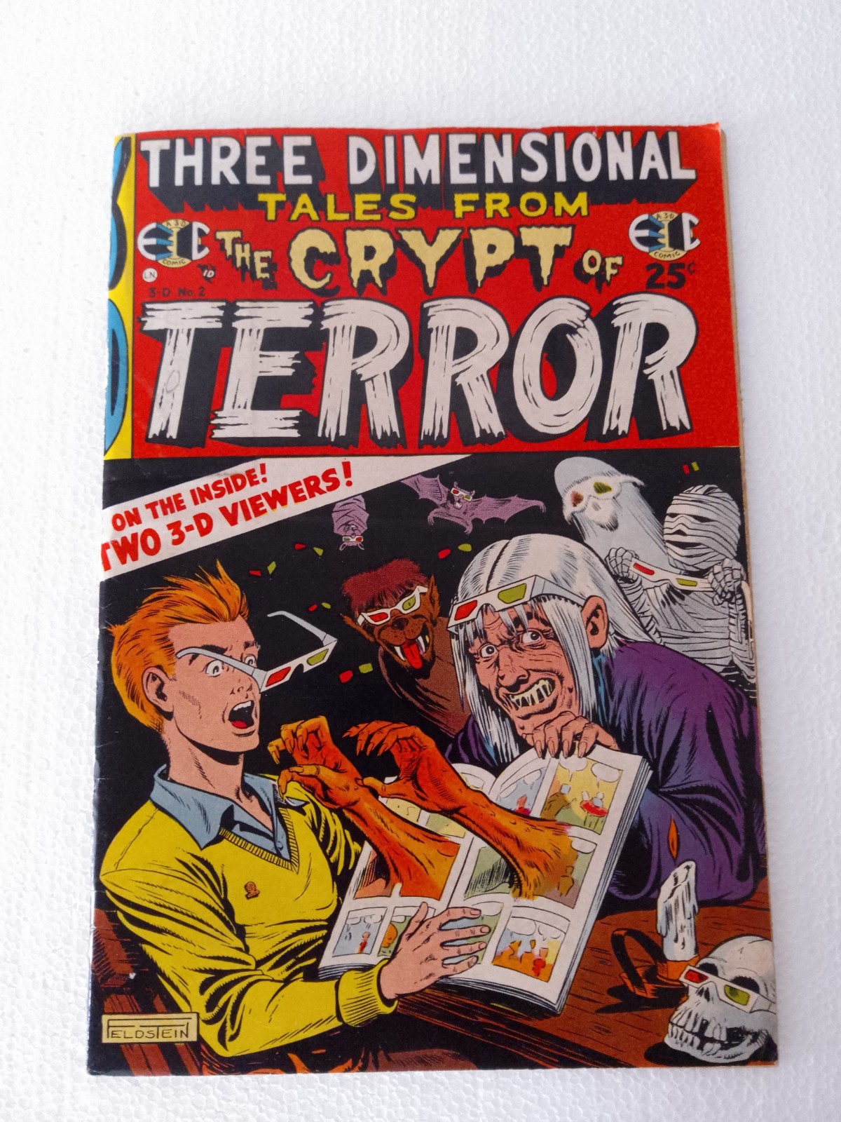 EC Three Dimensional Tales from the Crypt of Terror 1954 Comic w / 3D Glasses