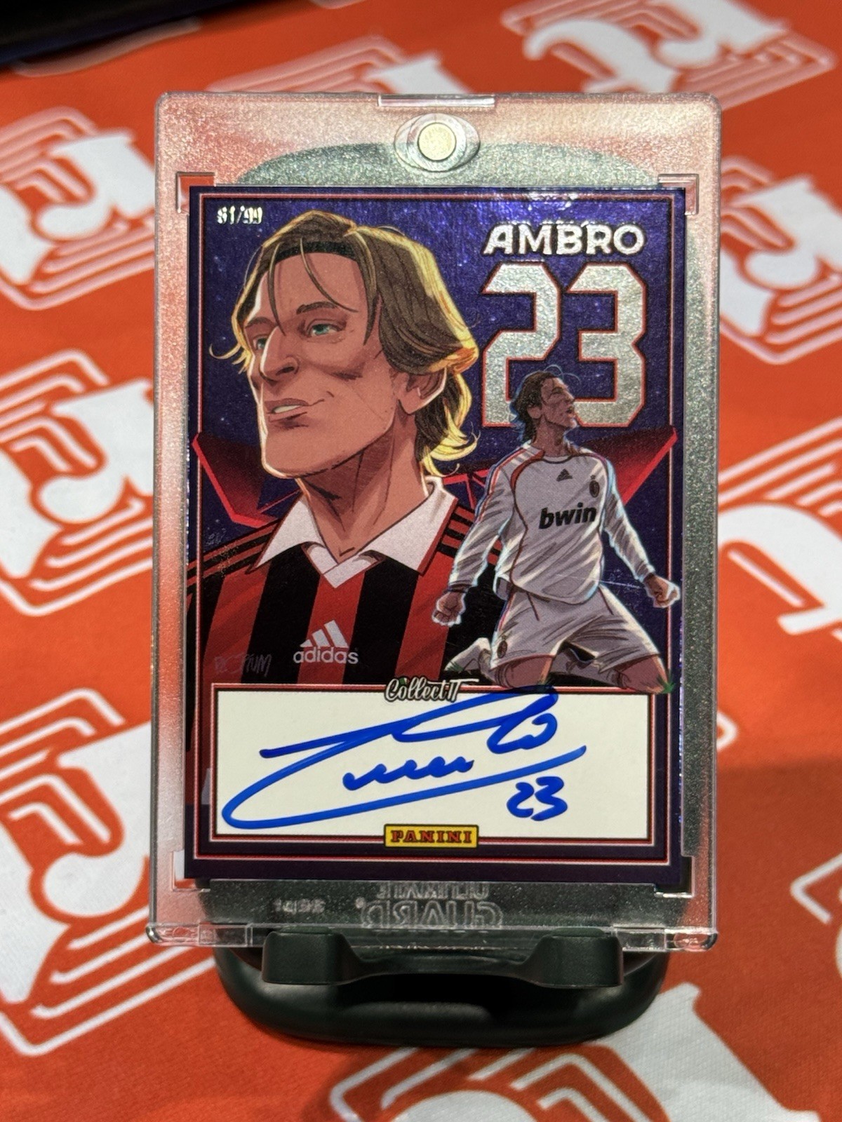 2026 Panini CollectIT Massimo Ambrosini AC Milan On Card Auto Autograph /99 Rare