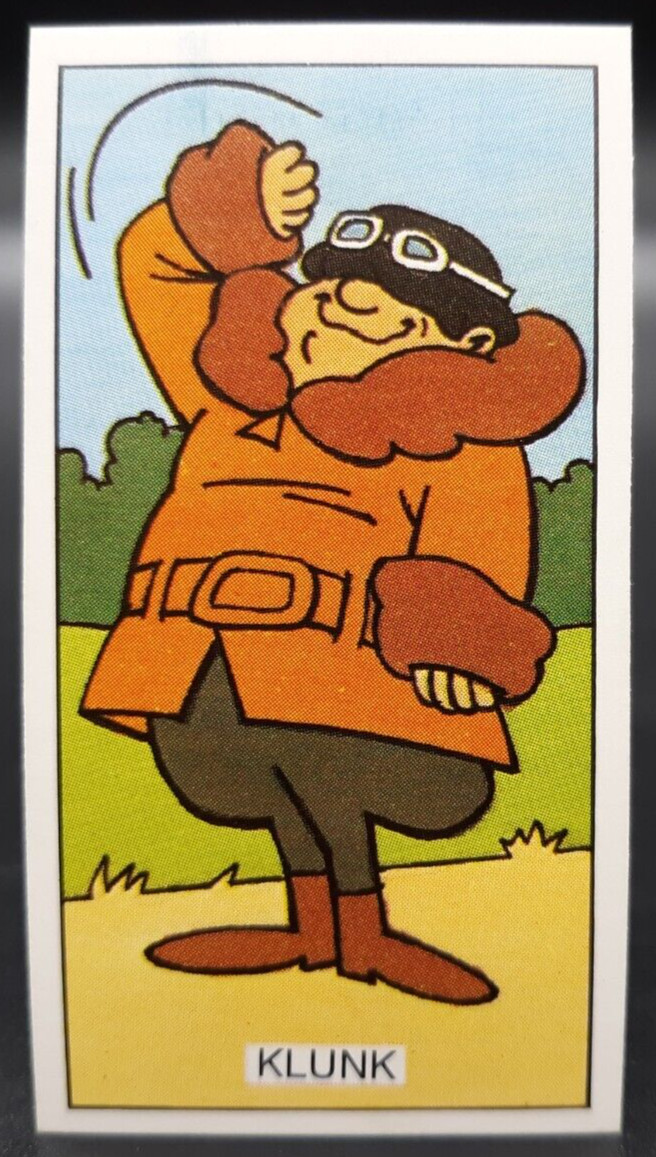 1983 Barratt Hanna Barbera Cartoon Capers 29 Klunk Wacky Races Dastardly Muttley