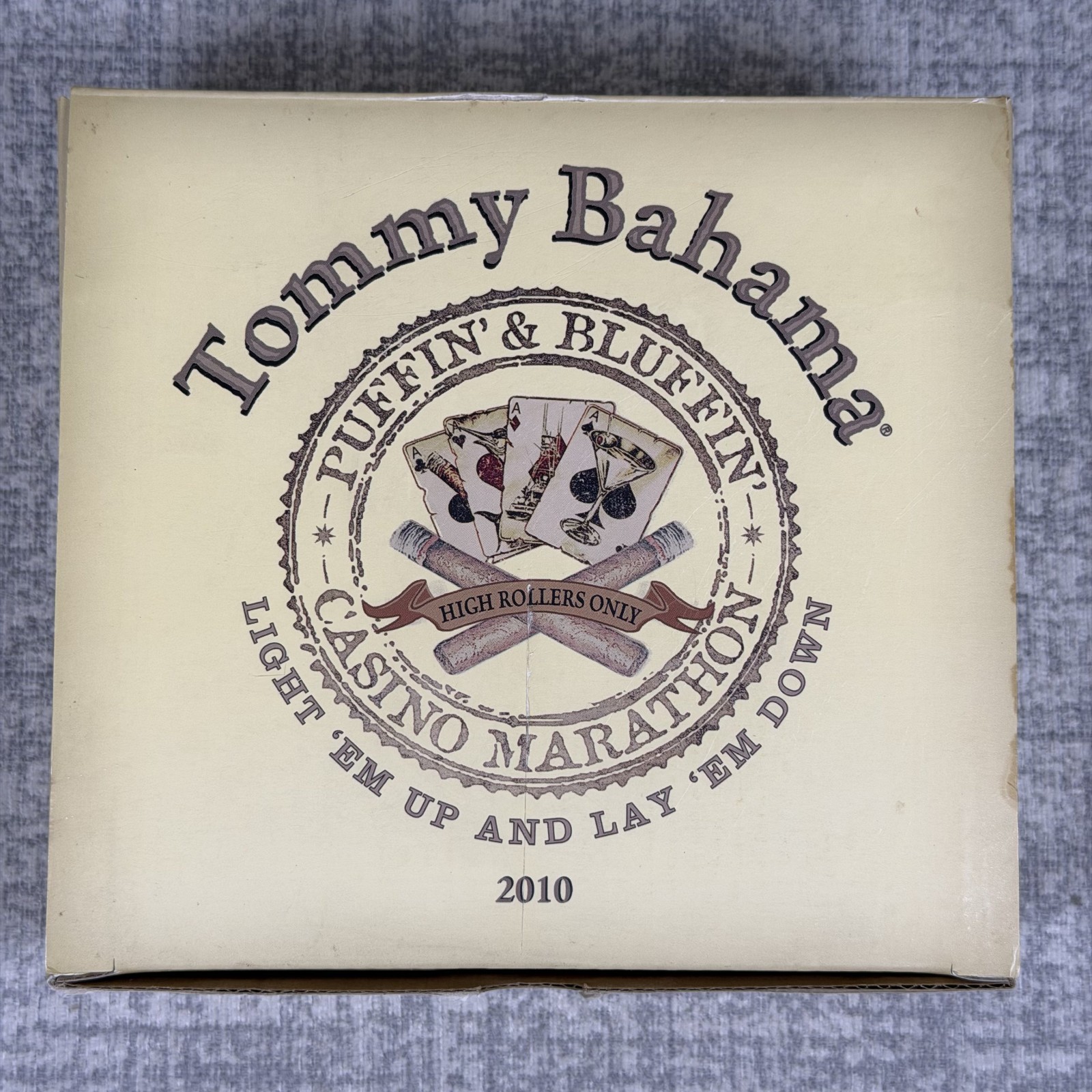 Rare Tommy Bahama Cigar Ashtray Casino Marathon Puffin’ & Bluffin\' 1202 /2000 Rare Tommy Bahama Cigar Ashtray Casino Marathon Puffin’ & Bluffin\' 1202 /2000