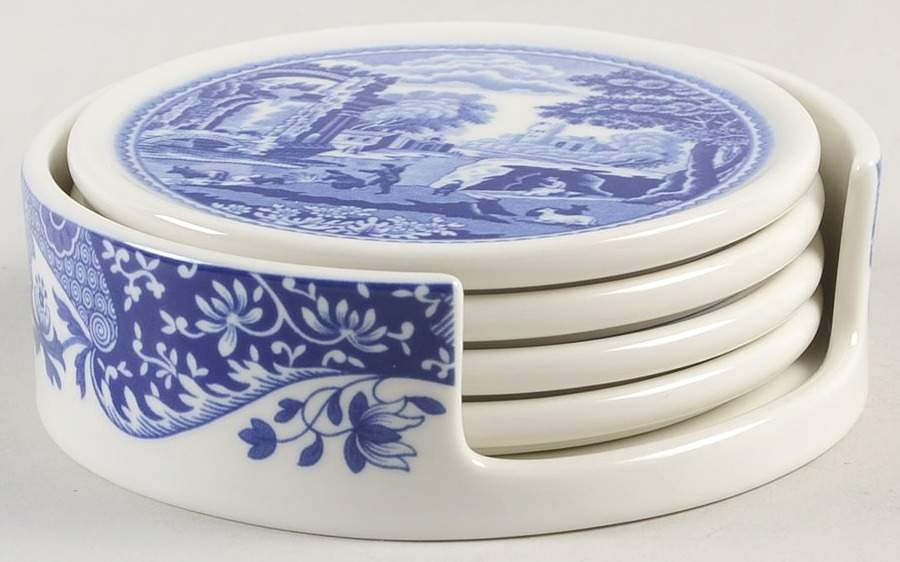 Spode Blue Italian  Coaster Set  11798652