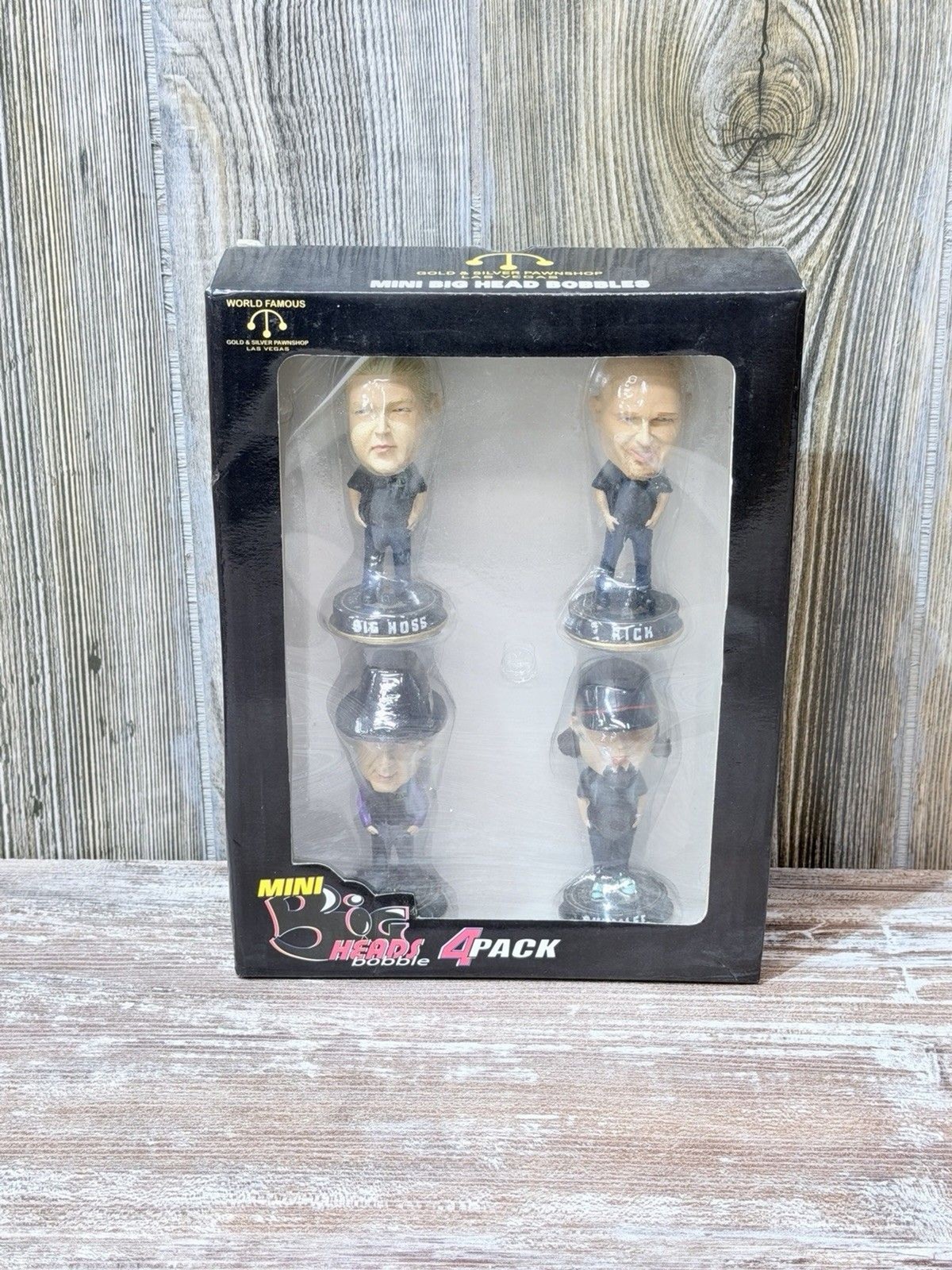 PAWN STARS Las Vegas Lot of 4 Bobbleheads Old Man Rick Chumlee Big Hoss PAWN STARS Las Vegas Lot of 4 Bobbleheads Old Man Rick Chumlee Big Hoss