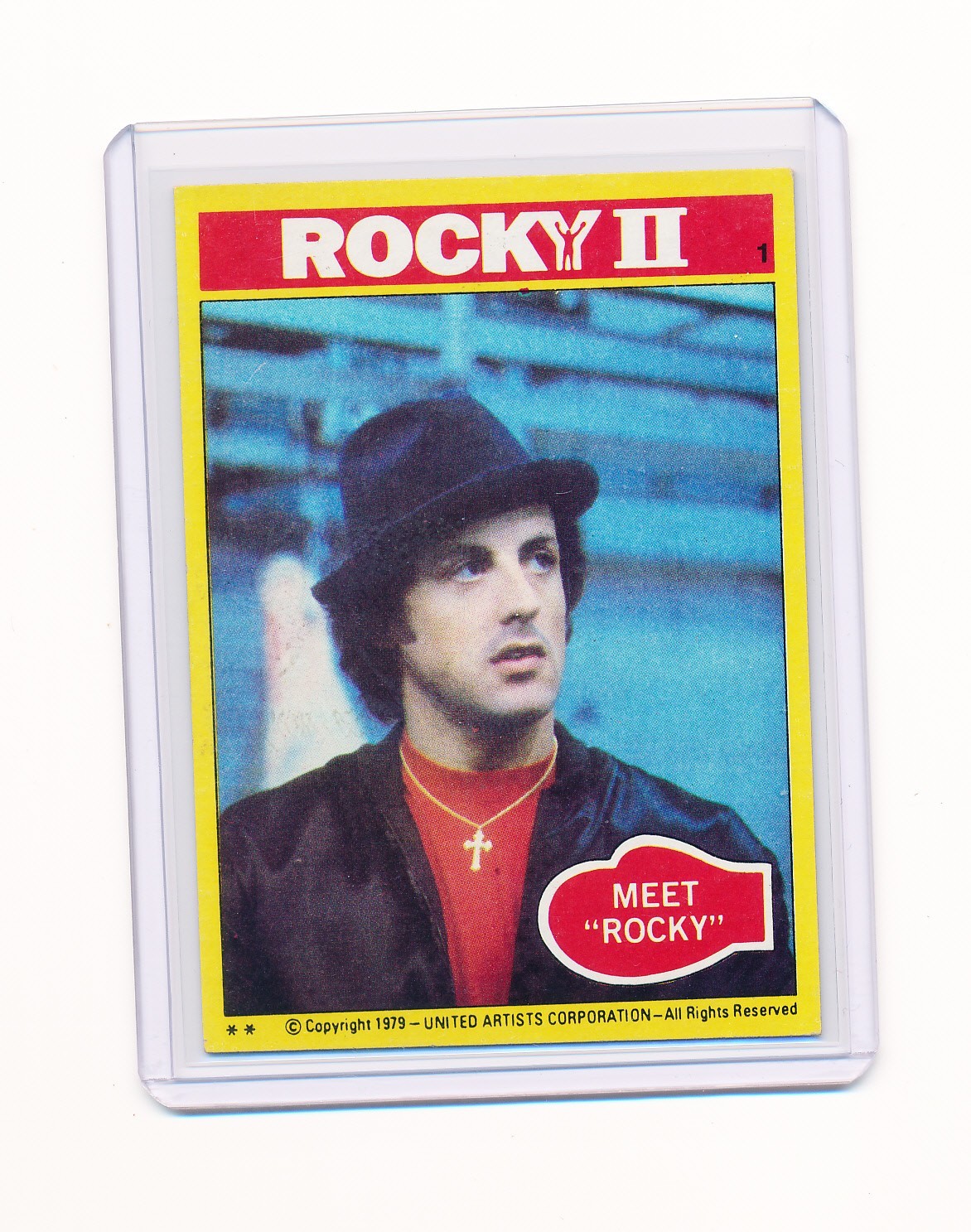 1979 TOPPS ROCKY II MEET ROCKY BALBOA #1 SYLVESTER STALLONE --- READ 1979 TOPPS ROCKY II MEET ROCKY BALBOA #1 SYLVESTER STALLONE --- READ