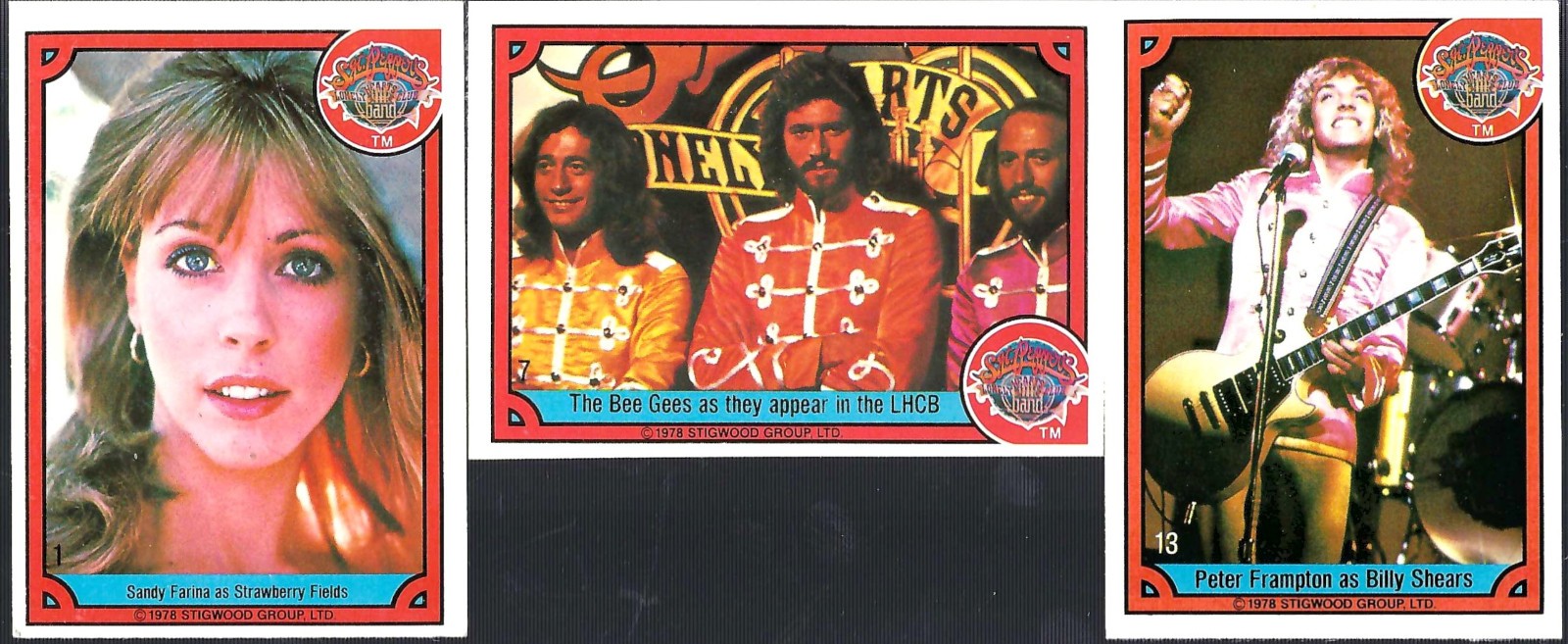 1978 Donruss Sgt. Peppers Lonely Hearts Club Band Movie Complete Set 1-66