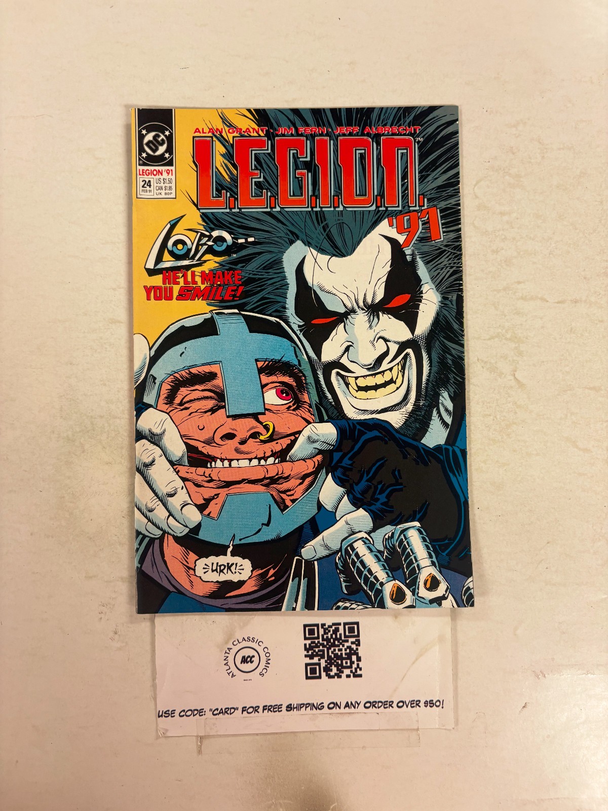 L.E.G.I.O.N. \'91 #24 NM DC Comic Books Virl Dox Strata Stealth Durlan 24 HH112