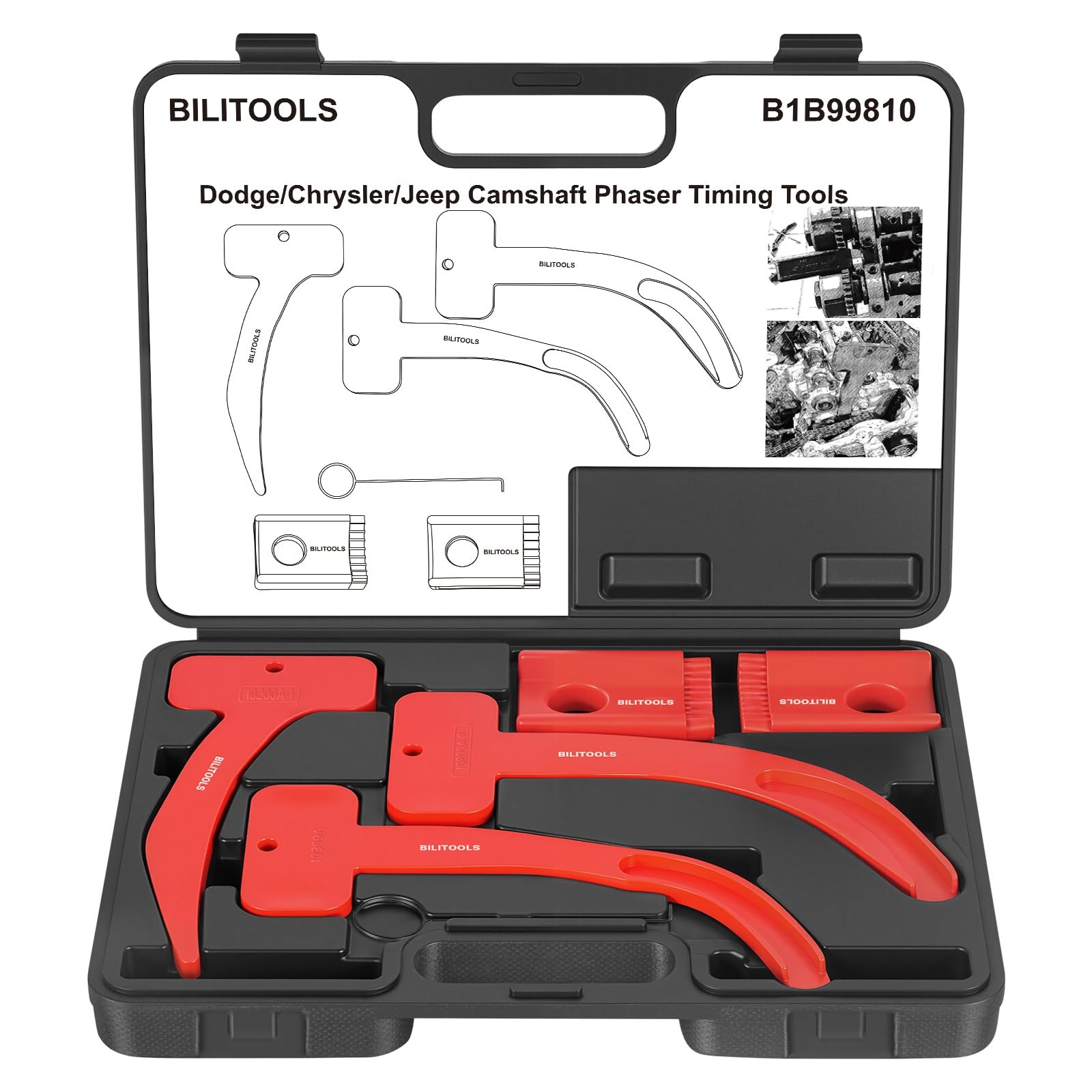 BILITOOLS 3.6 Pentastar Timing Tool Kit-Cam Phaser Locking Tool Kit for 3.6L VVT