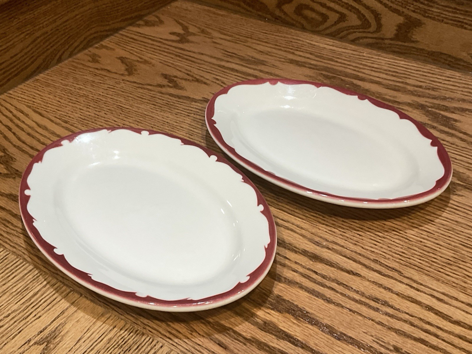 Pair Of Buffalo China 11.5\ Pair Of Buffalo China 11.5\