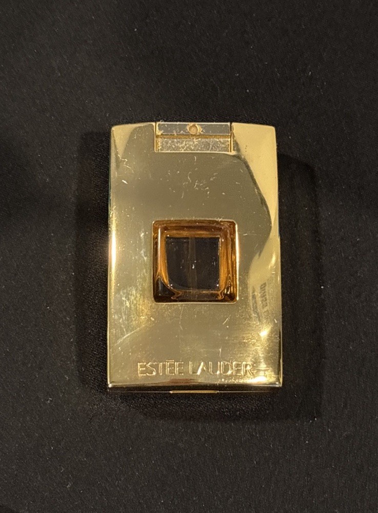 Vintage Estee Lauder Beautiful .5 Oz Eau de Parfum Gold Atomizer Spray