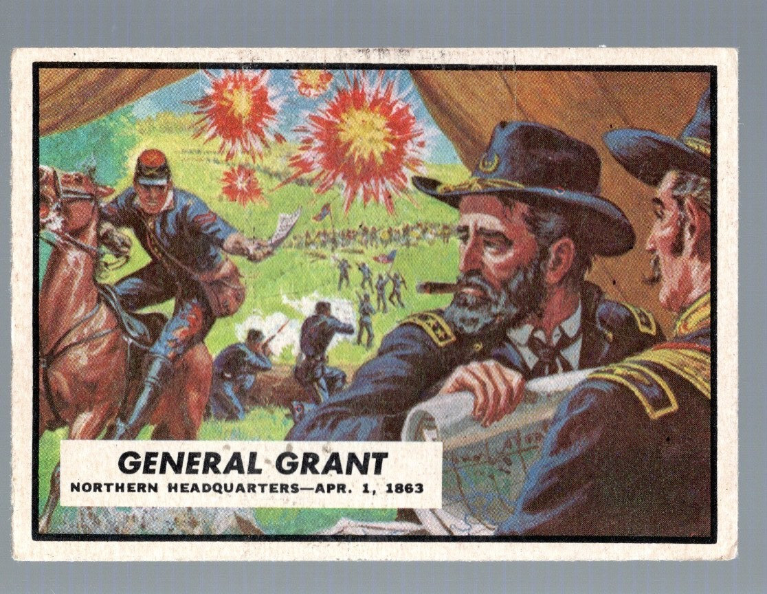 General Grant 1962 Topps Civil War News #38