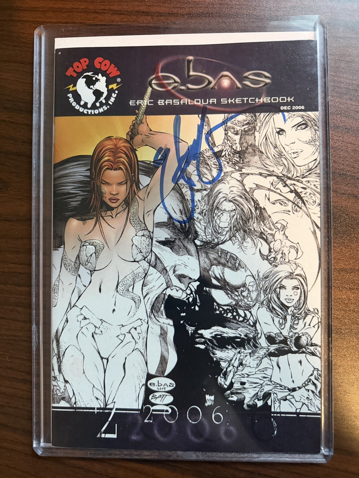 SIGNED Eric Basaldua Sketchbook EBAS (2006) - NM+ Clean