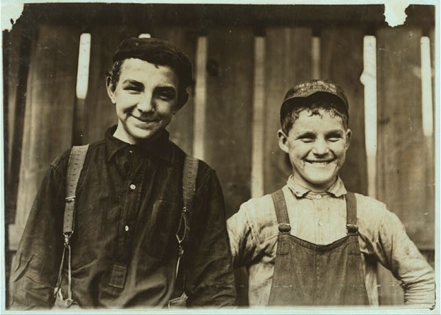 Photo:South Bend Indiana 1908 Child Labor Boys Singer Mfg Co Lewis Hine