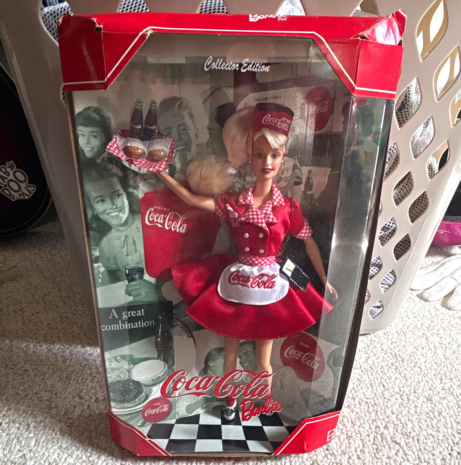 NRFB Coca-Cola Collector Edition Barbie Advertising Doll Red/White Boxed