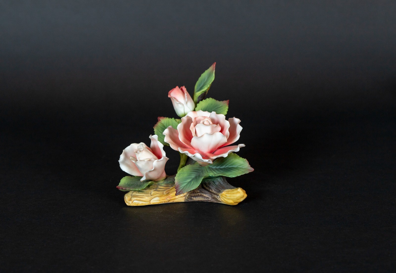 Vtg Andrea's Flowers by Sadek Pink Camellia Porcelain Flower