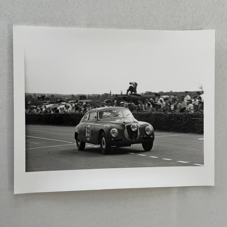 Vintage Lancia Racing Photo Photograph Print Motorsport Klemantaski
