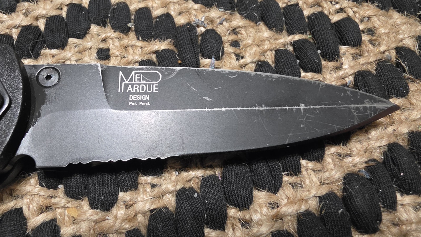 *RARE Folding* Benchmade Mel Pardue 350SBT w/BT2 Combo - Read Description 