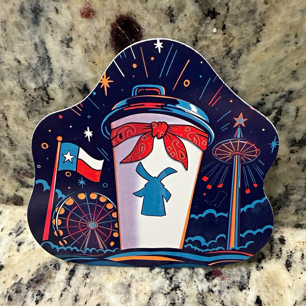 Dutch Bros Texas State Fair sticker