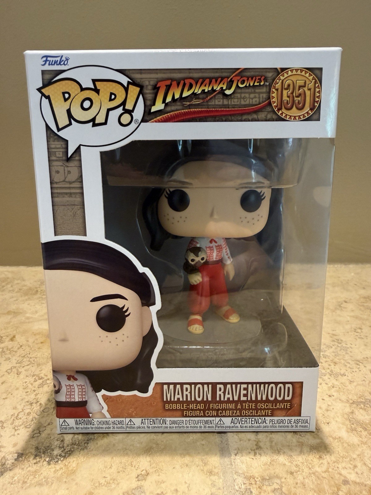 Funko Pop Marion Ravenwood Figure #1351 - Indiana Jones Raiders of the Lost Ark