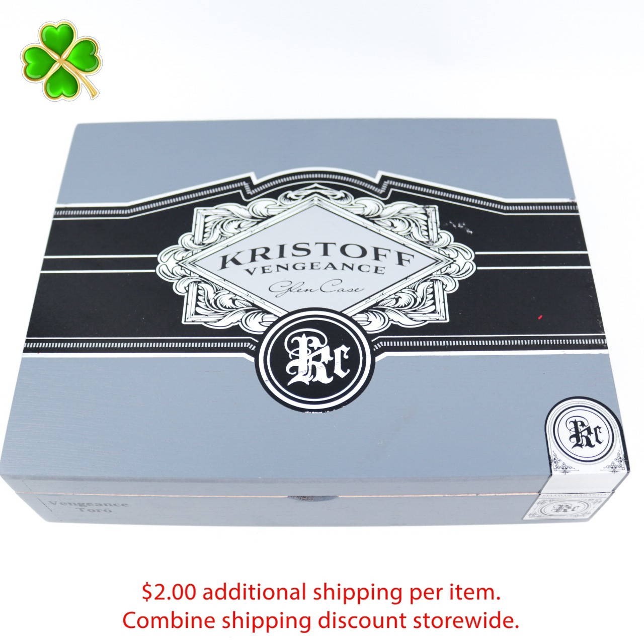 Kristoff Vengeance Toro Empty Wood Cigar Box 9\