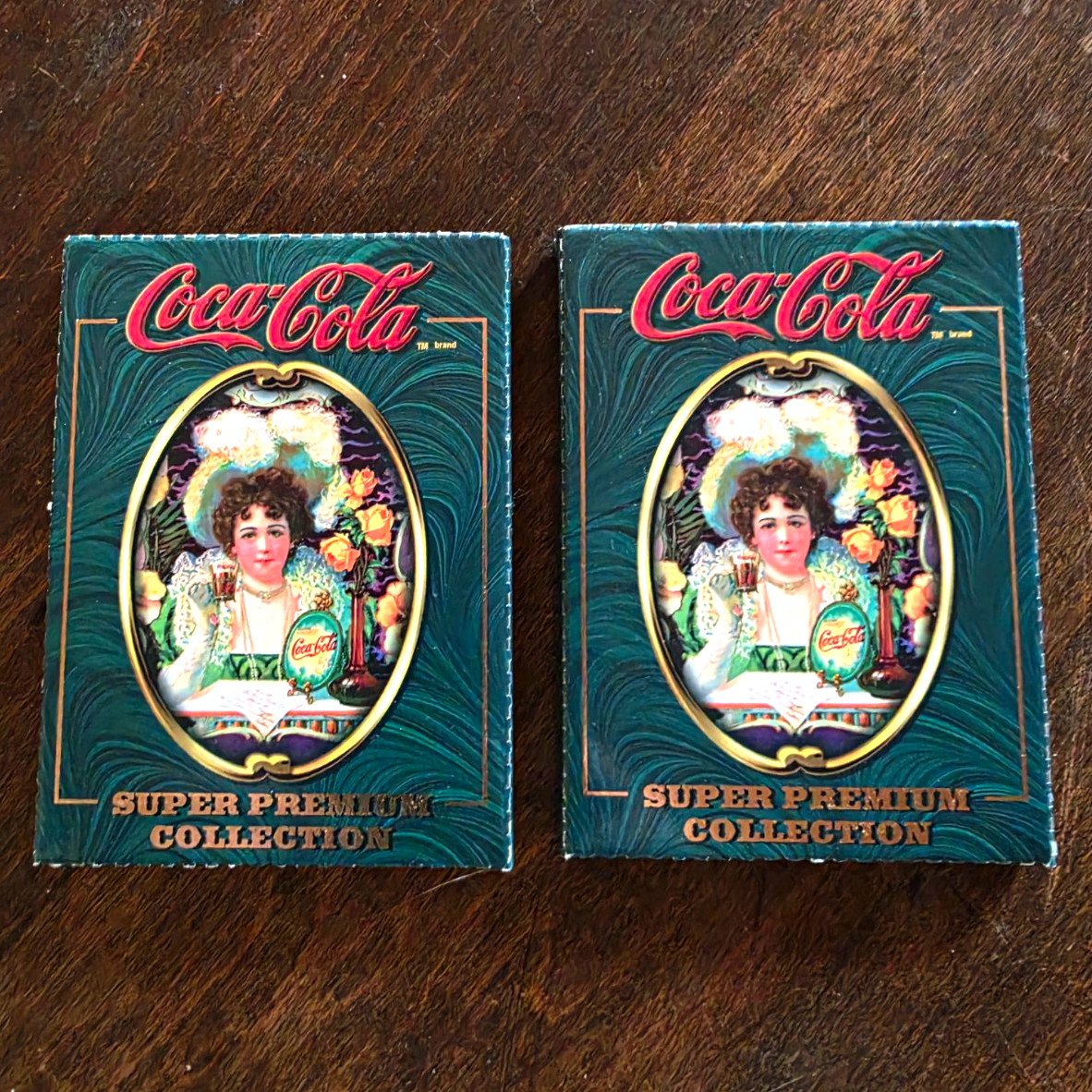 Coca-Cola 1995 Super Premium Collection Collect-A-Card 2 Packs 8 Cards Chase