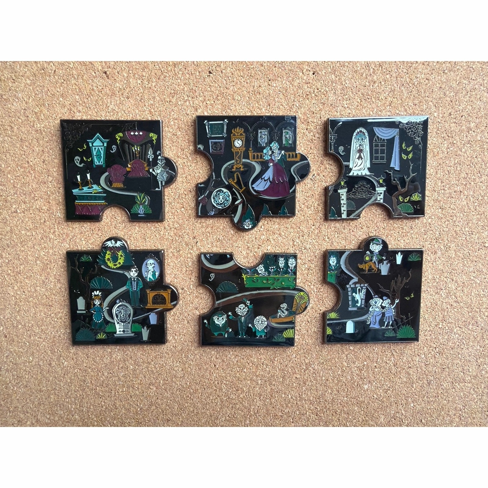 Loungefly Disney The Haunted Mansion Puzzle Enamel Pin