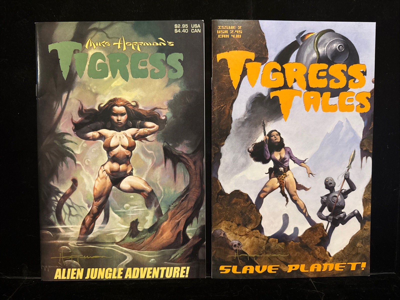 Tigress Tales #1-2 Amryl Entertainment Comic Books Signed By Mike Hoffman Tigress Tales #1-2 Amryl Entertainment Comic Books Signed By Mike Hoffman