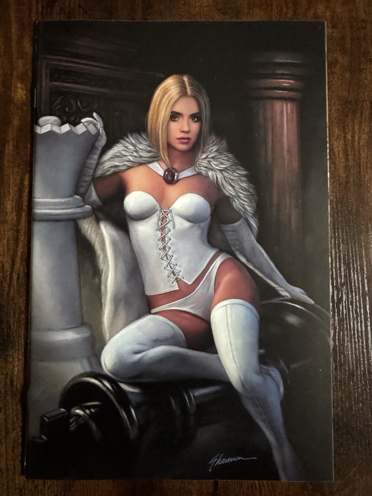 EMMA FROST WHITE QUEEN #1 SHANNON MAER 616 Comics Virgin Variant Limited 1000 EMMA FROST WHITE QUEEN #1 SHANNON MAER 616 Comics Virgin Variant Limited 1000