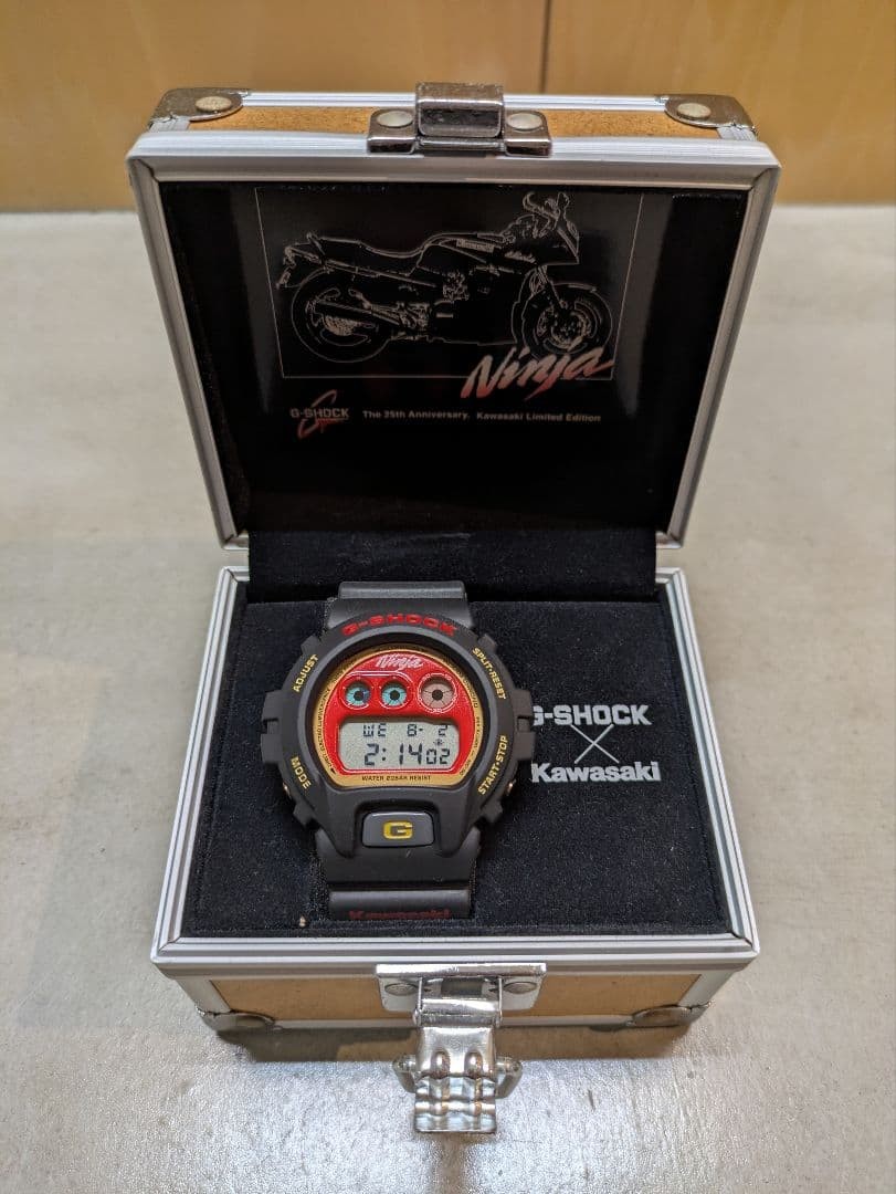 G-SHOCK Kawasaki Ninja 25th Anniversary Limited Edition Watch with Case