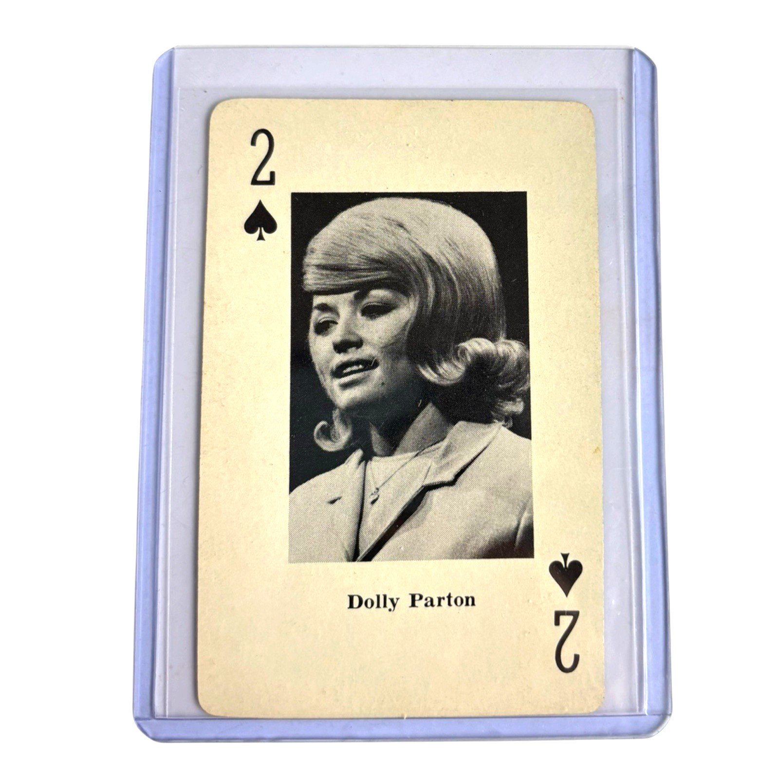 Vintage 1967 Heather Enterprises Country Music Dolly Parton Playing Card