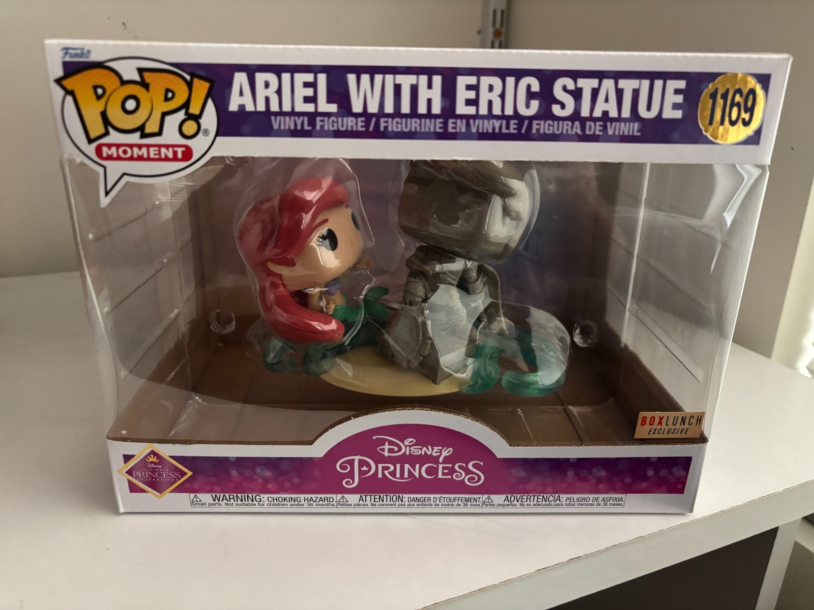 Disney Princess Moment Funko POP Ariel with Eric Statue 1169 Boxlunch Exclusive