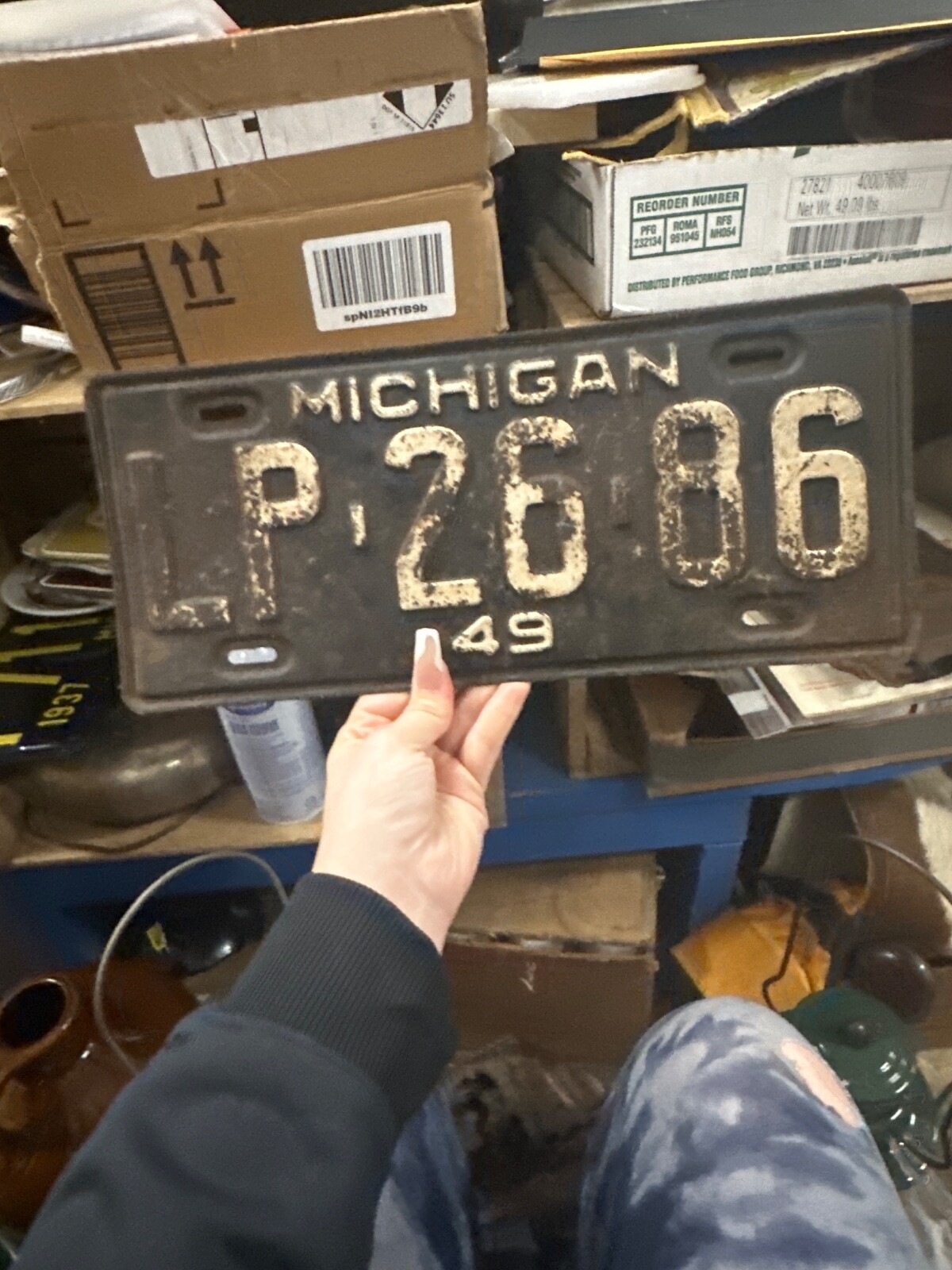 1949 Michigan License Plate LP-26-86