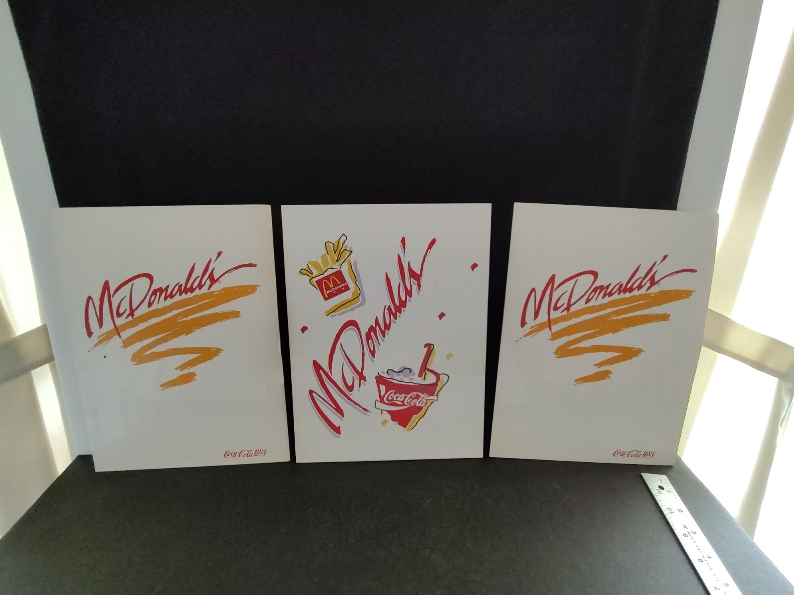 Vtg Mc Donald\'s Advertising Pocket Folder\'s