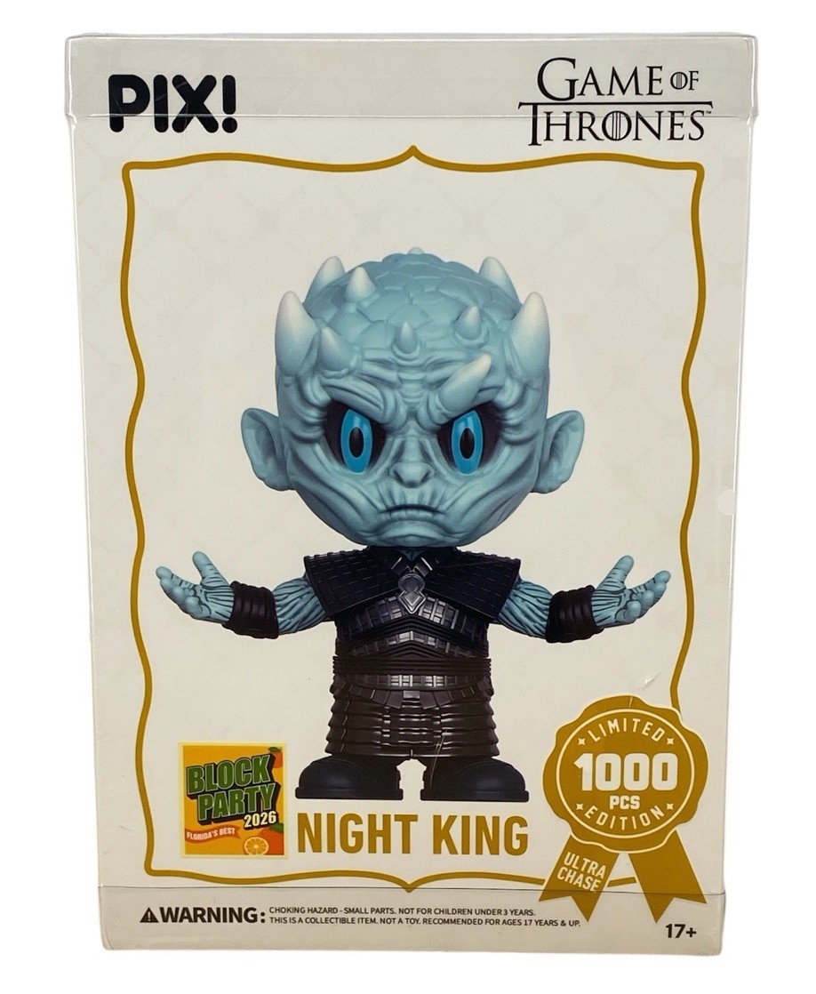 SEALED Megacon Block Party Thrilljoy PIX Game of Thrones Night King LE 1000