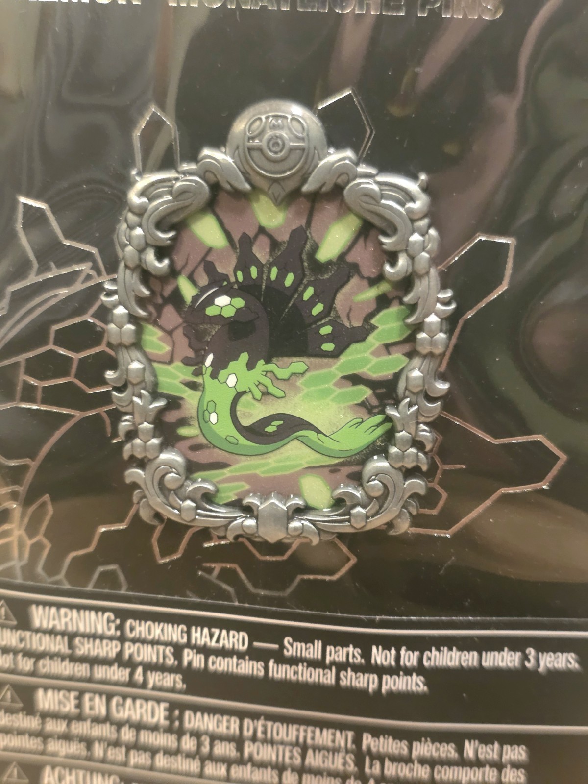 Pokémon Center Zygarde 50% Forme Legendary Moments Monthly Pin 7/12 New Sealed