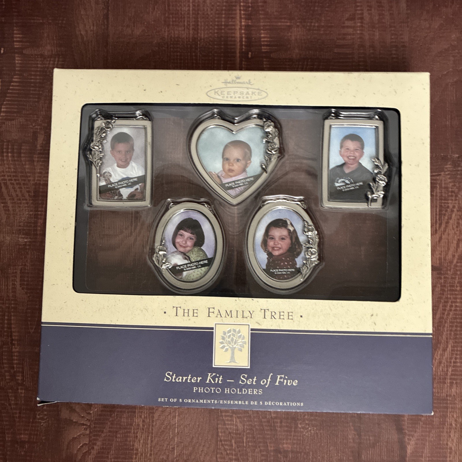 2003 Hallmark Keepsake The Family Tree Starter Kit Set of 5 Photo Frames NEW
