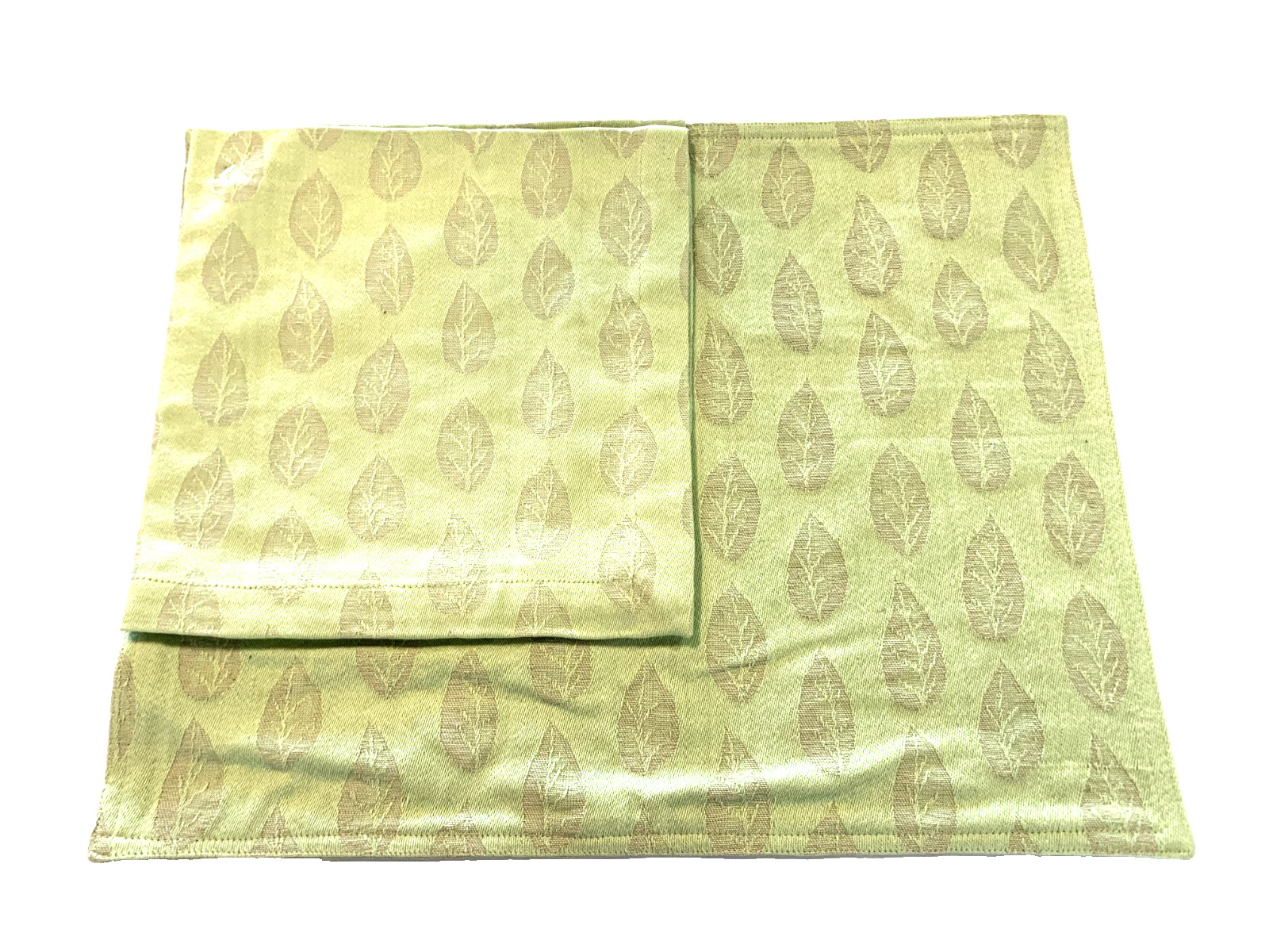 NWT TRILLIUM Placemat & Napkin VTG Lime Floral Pattern Cotton Size 14 x 18.5
