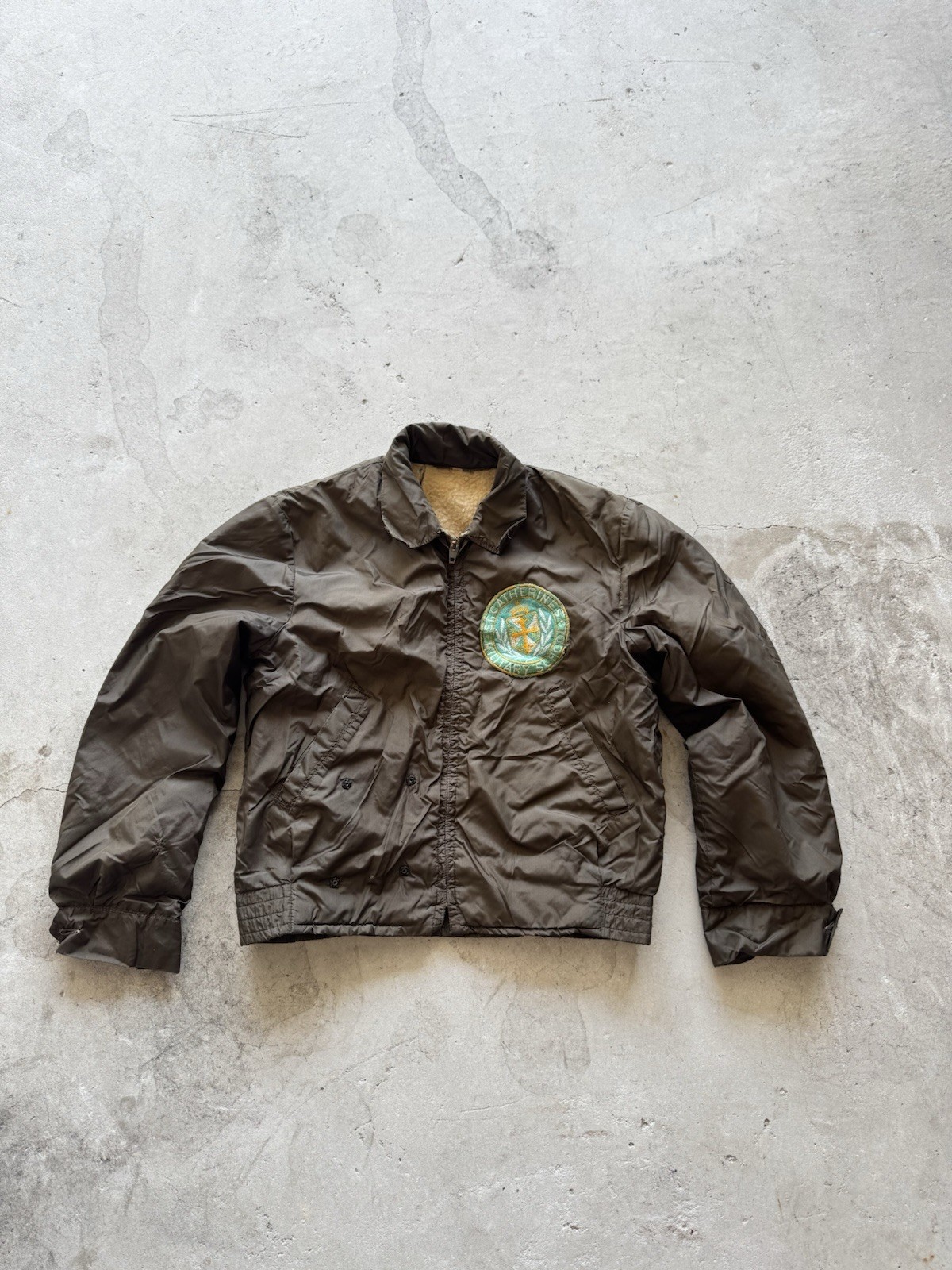 Rare 50s 60s True Vintage St. Cathrine Military Institute School Jacket