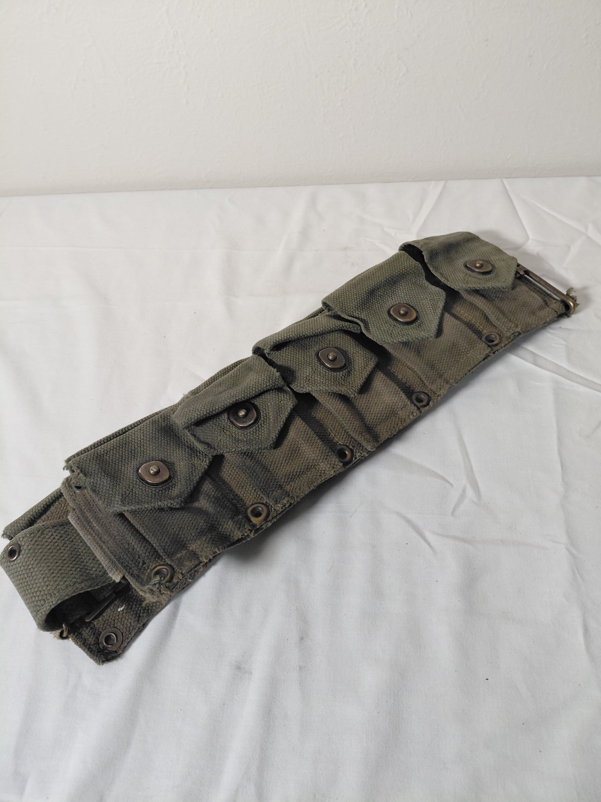 Vtg WW2 US ARMY~US GI Field Gear~Ammo Cartridge Belt