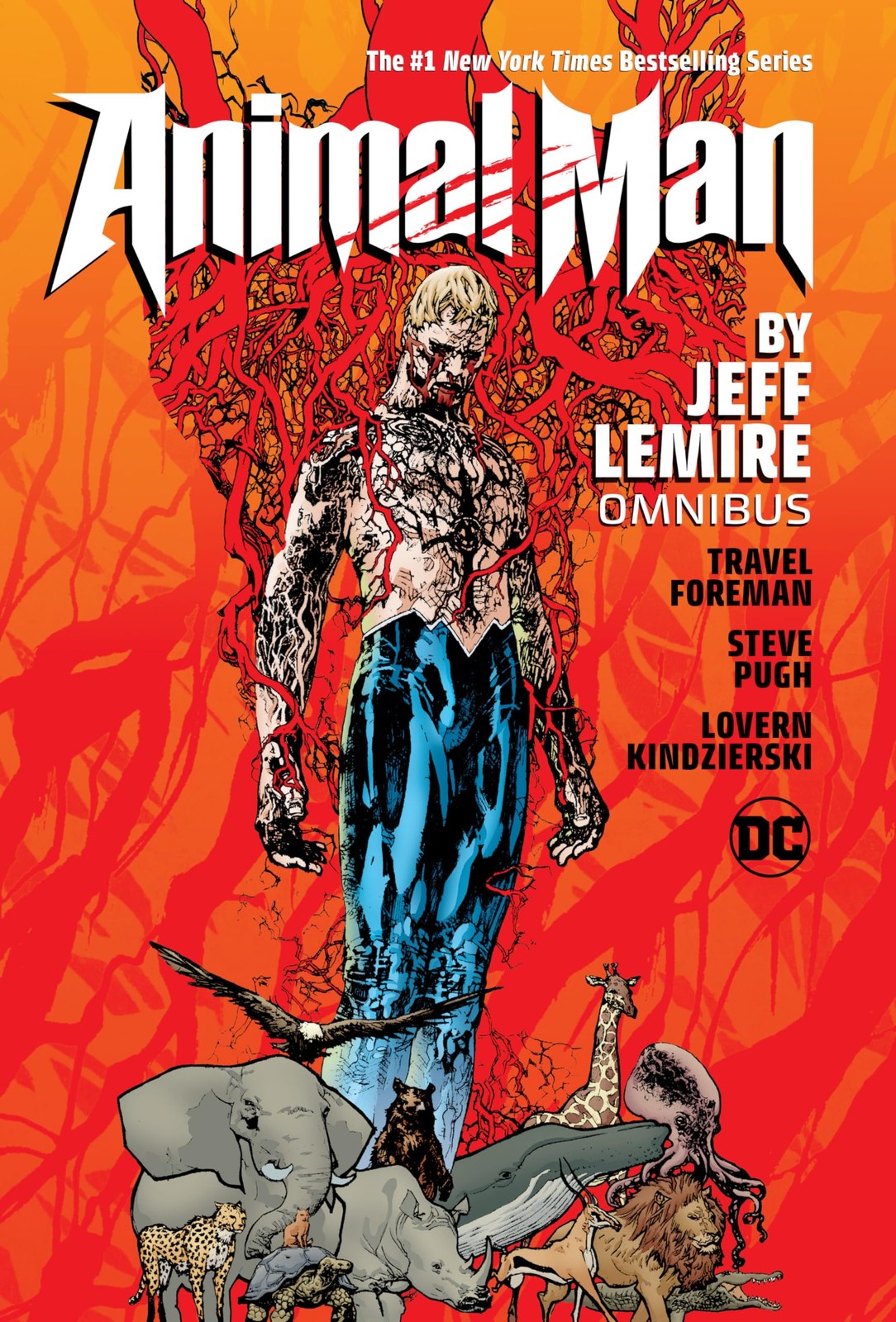 ANIMAL MAN BY JEFF LEMIRE OMNIBUS BY Jeff Lemire HARDCOVER **ACCEPTABLE**