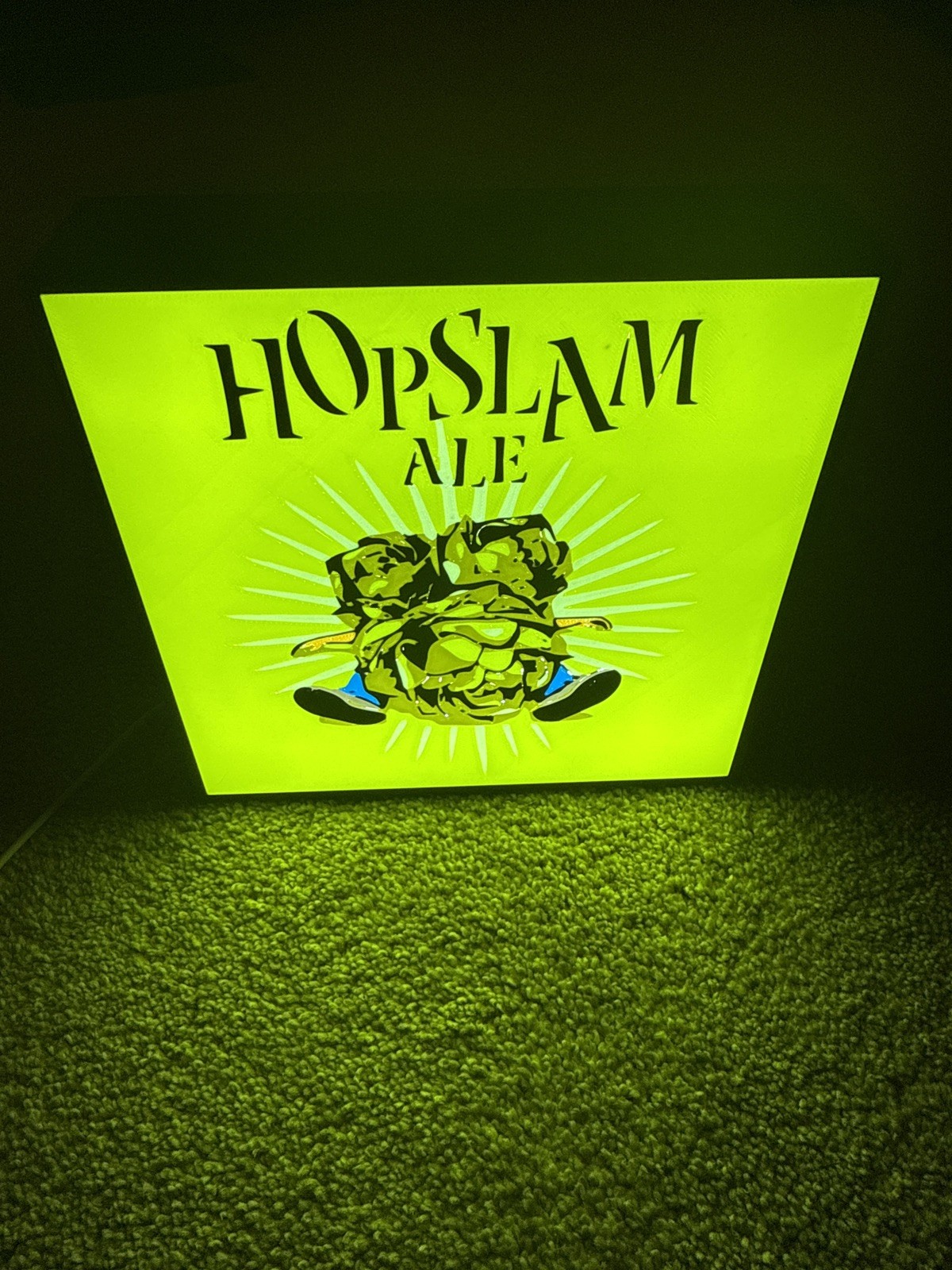 Bell\'s Brewery Hopslam LED Custom Light Box