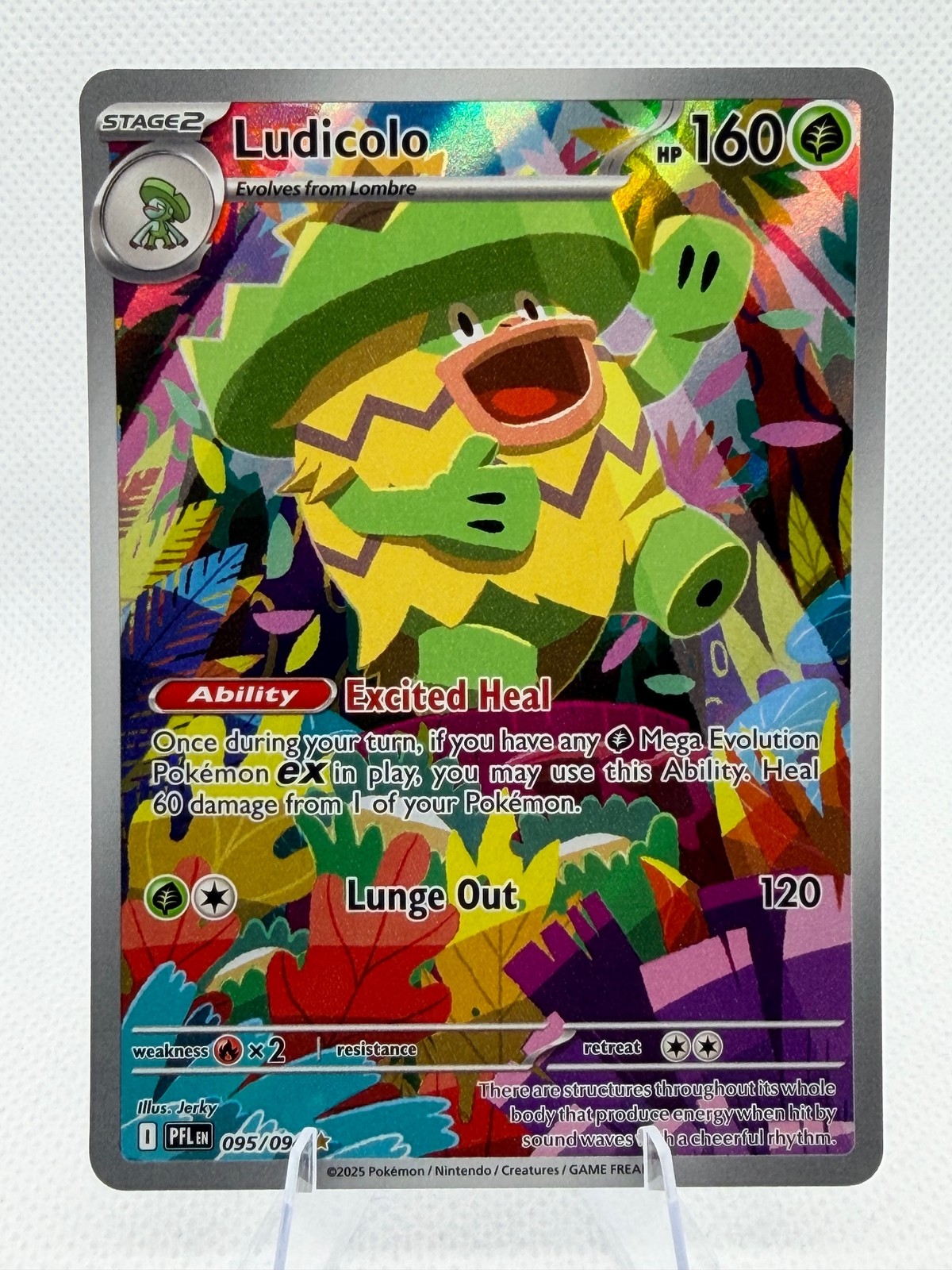 Ludicolo ME02: Phantasmal Flames #095/094 Pokemon