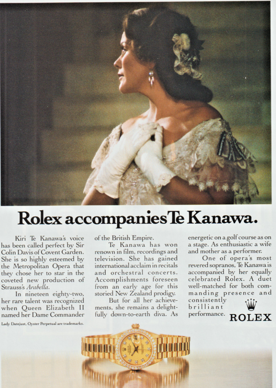 1987 Rolex Print Ad Advertisement 9\