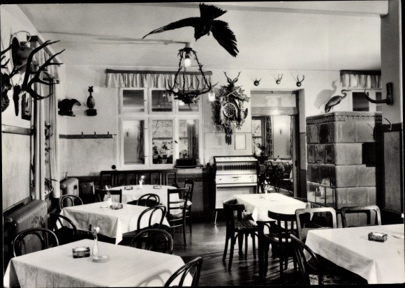 Postcard Wandlitz in Brandenburg, restaurant Zur Waldschenke - 2652486