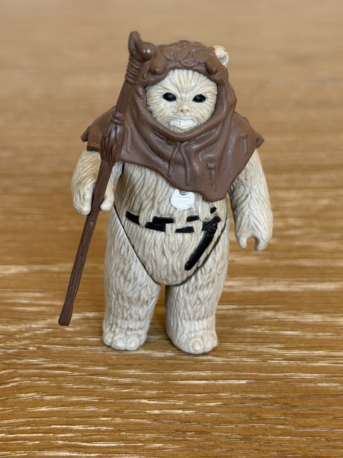 Vtg Star Wars ROTJ 1983 CHIEF CHIRPA EWOK Complete w/ Staff “F” HOOD HK COO