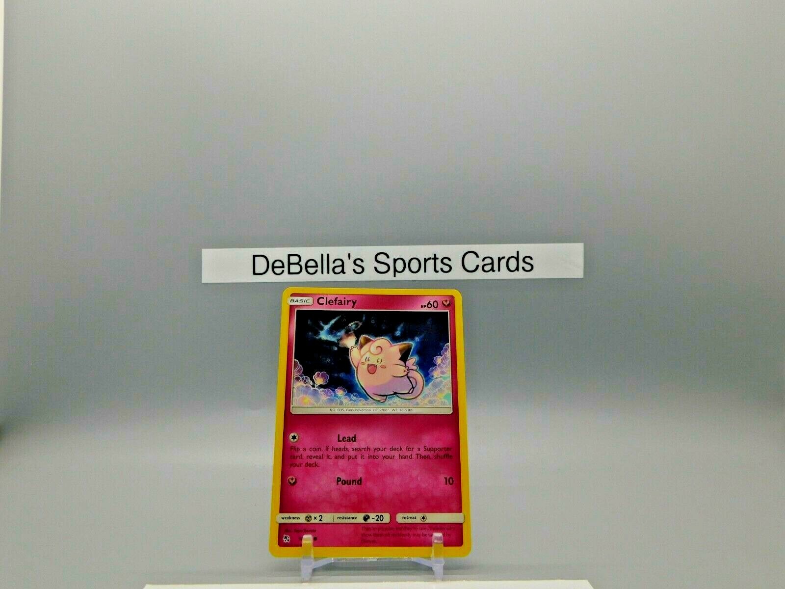 Pokemon : SM HIDDEN FATES CLEFAIRY 38/68 