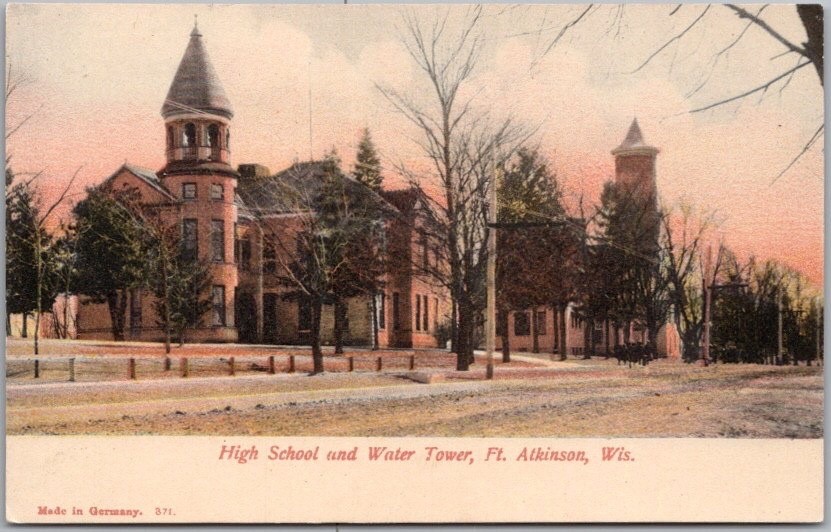 c1910s FORT ATKINSON, Wisconsin Postcard 