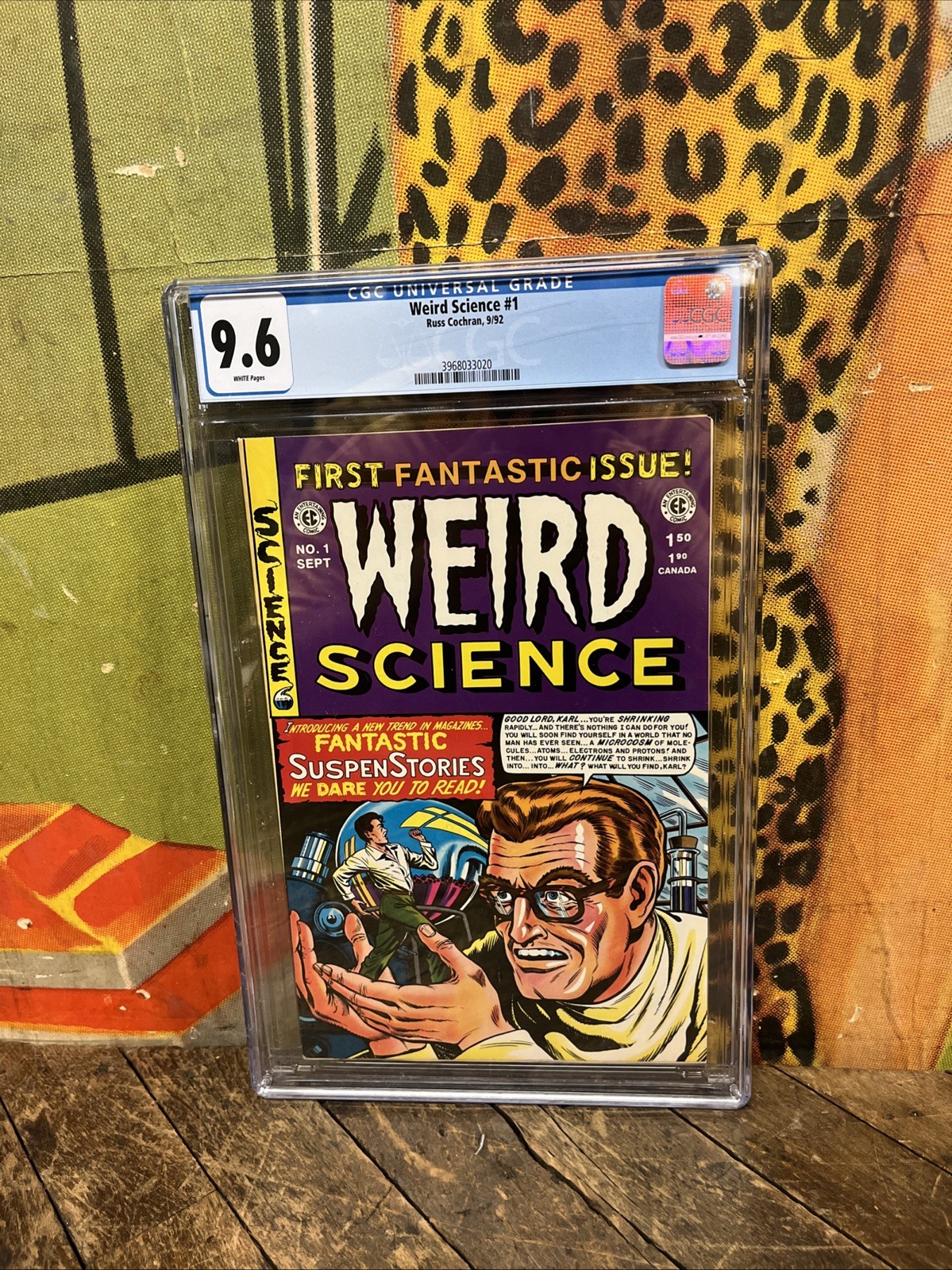 VINTAGE 1992 EC CLASSIC WEIRD SCIENCE COMIC BOOK RUSS COCHRAN SCI-FI GRADE 9.6 VINTAGE 1992 EC CLASSIC WEIRD SCIENCE COMIC BOOK RUSS COCHRAN SCI-FI GRADE 9.6