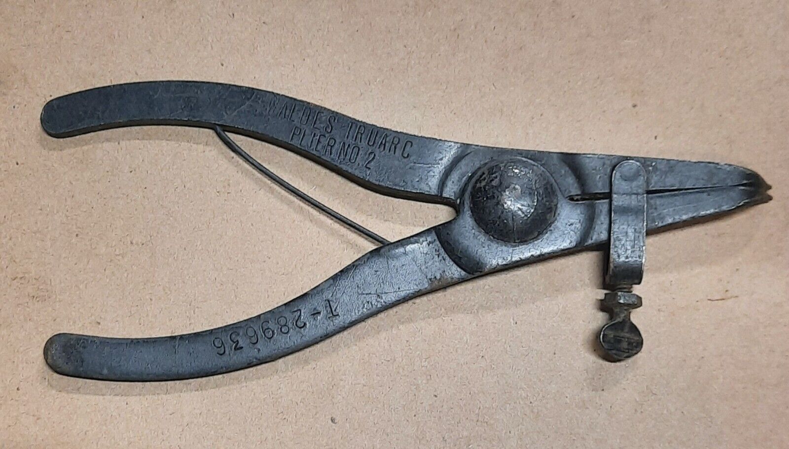 Vintage Waldes Truarc Ring Plier No. 2  Auto Snap Pliers with Spring