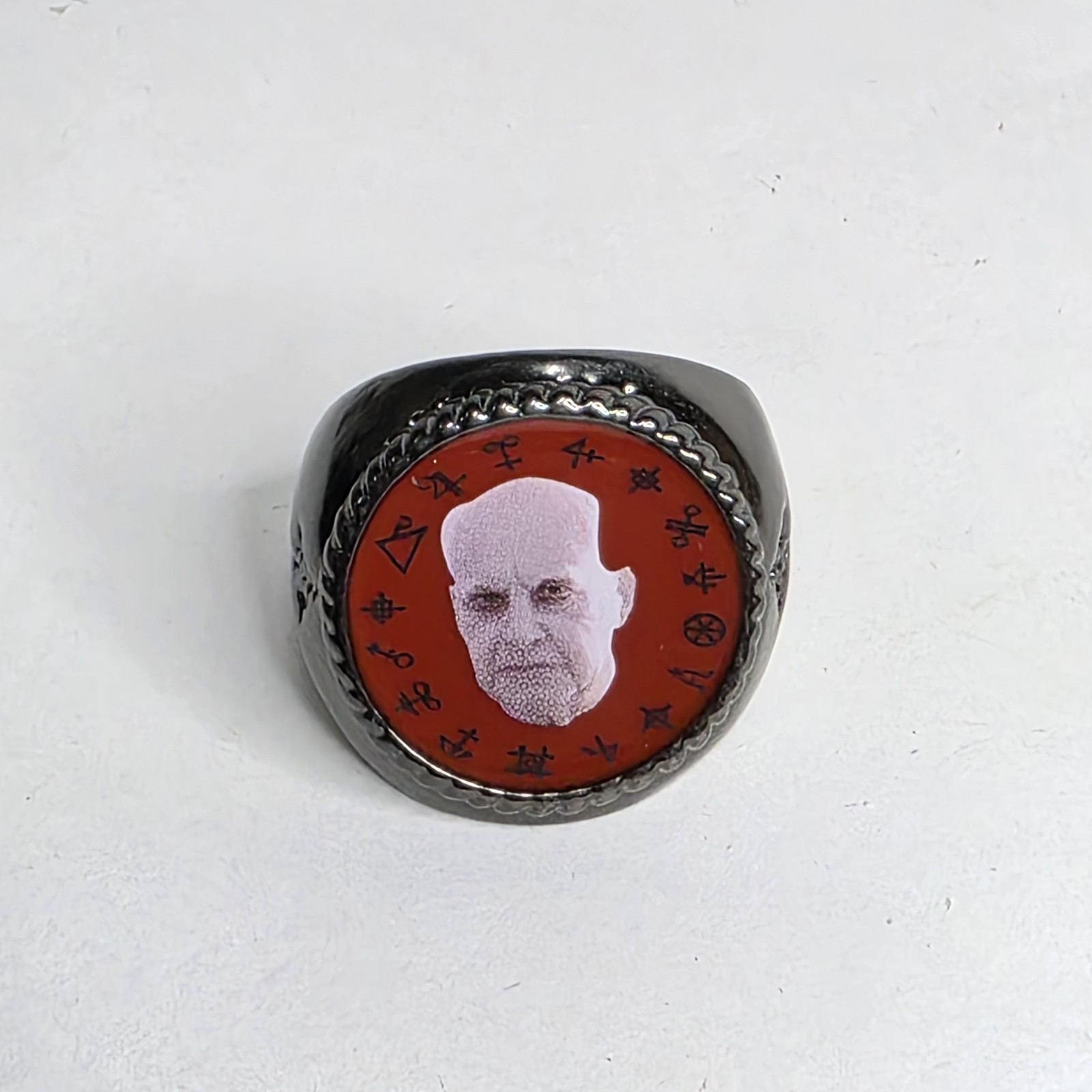 Vintage Fraternitas Saturni Ring The Likeness of German Eugene Grosche Sz. 11  