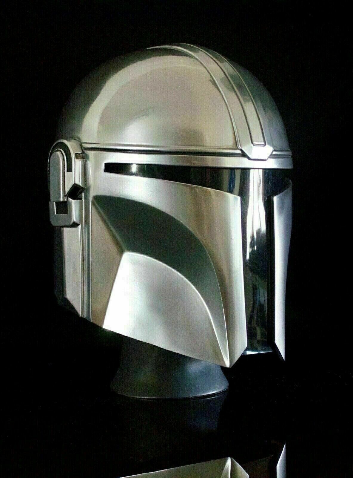 Medieval Star Wars 18 Guage Steel Boba Fatt Mandalorian Helmet X-MASS Gift