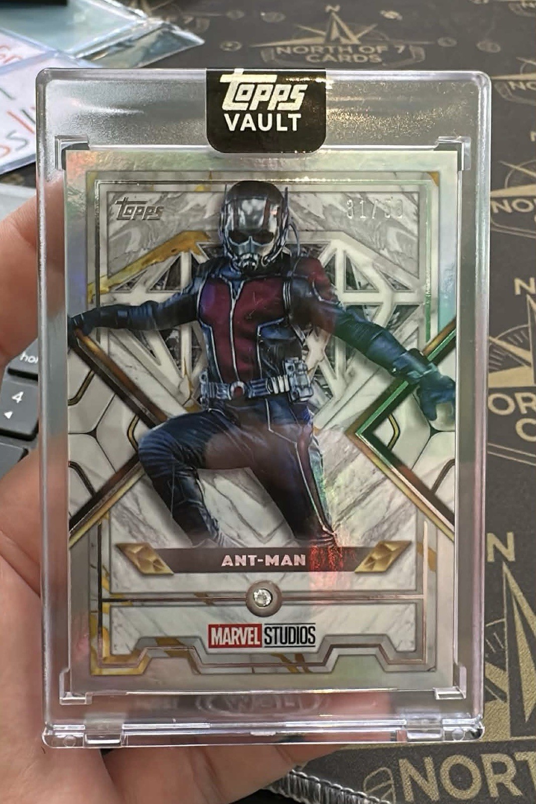 2026 Topps Vault Marvel Studios Ant-Man Marvel Diamonds #MD-56 /50